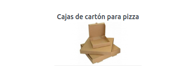 Fabricacion caja de carton para pizza
